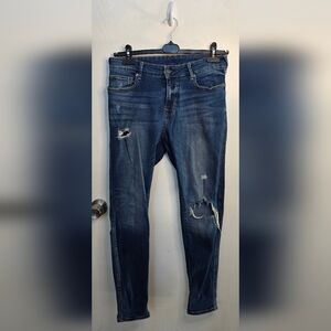 *2 For $40* True Religion Jennie Mid Rise Skinny Jeans With Distressing